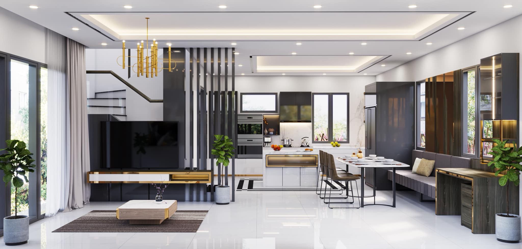 99 MẪU THIẾT KẾ THI CÔNG NỘI THẤT CĂN HỘ CHUNG CƯ ĐẸP 2022