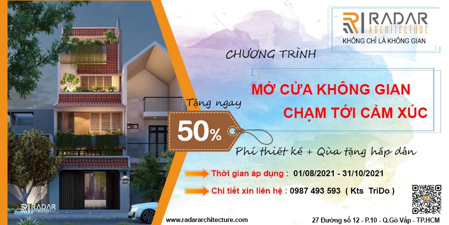KHUYẾN MÃI CỰC SỐC - MỪNG SINH NHẬT NGẬP TRÀN QUÀ TẶNG TỪ RADAR ARCHITECTURE